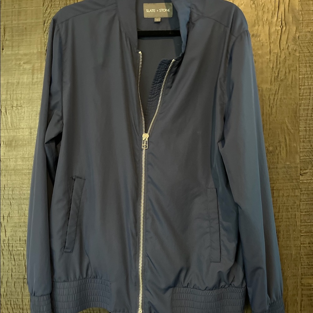 Slate & stone bomber zip up jacket